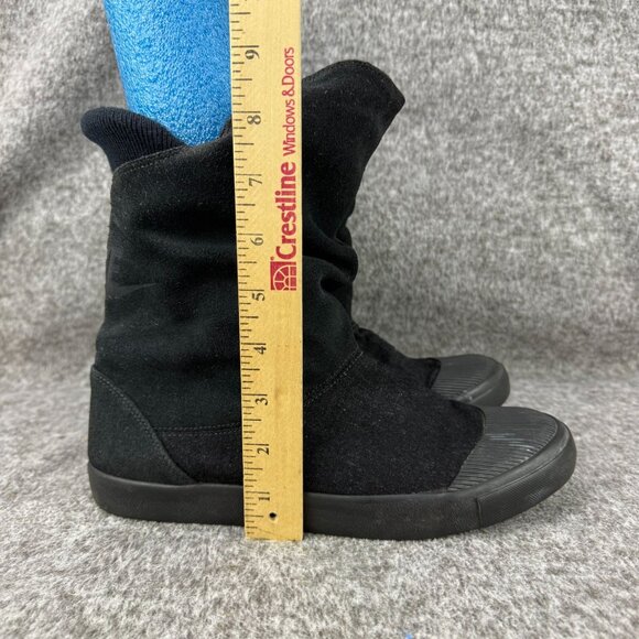 ✅Womens 8 Nike Glencoe Warrior Black Slouchy Boots Urban Casual Comfort sneakers - Picture 7 of 13